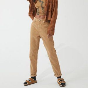 BDG Color Corduroy High-Waisted Relaxed Mom Pant